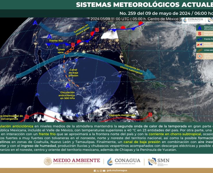 El SMN prevé temperaturas superiores a 40°c