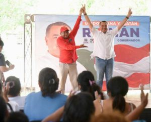 En Kanasín Yucatán, simpatizantes y militantes del PT abandonan Morena, e invitan a votar este 2 de junio, por el candidato a Gobernador Renán Barrera.