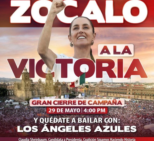 Los Ángeles Azules: Protagonistas del Cierre de Campaña de Claudia Sheinbaum