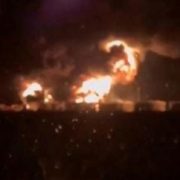 Ucrania incendia combustible ruso