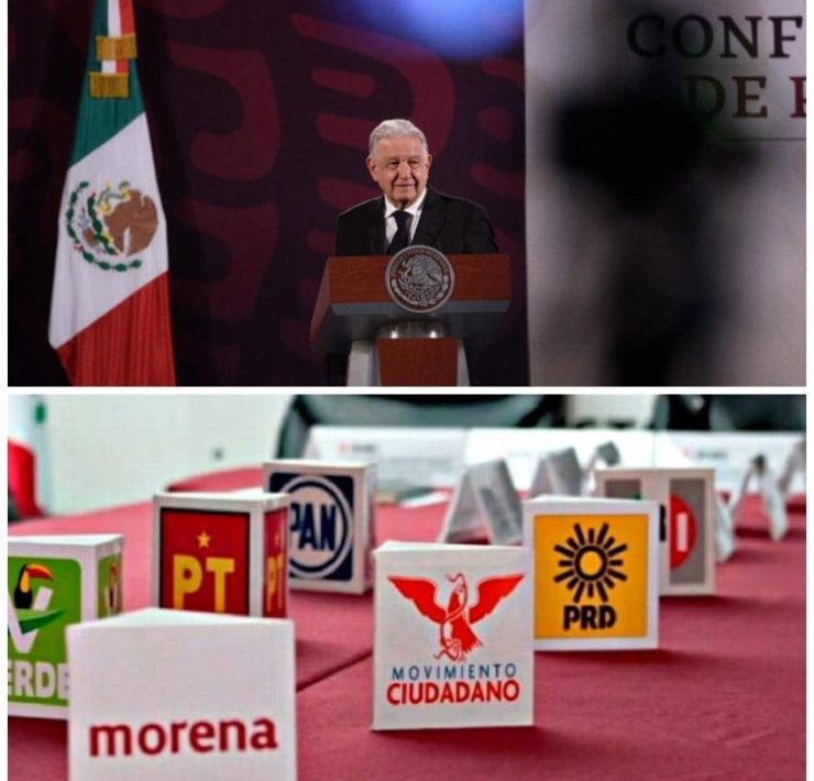 Anuncia AMLO Iniciativa para Facilitar Creación de Nuevos Partidos Políticos