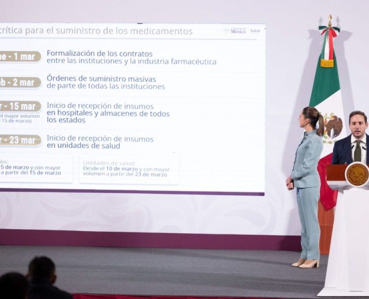 Gobierno acelera estrategia para garantizar abasto de medicamentos en el primer trimestre de 2025