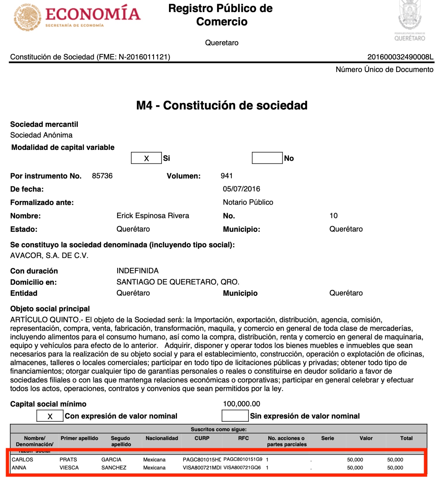 Anna Viesca Sánchez y Carlos Prats García